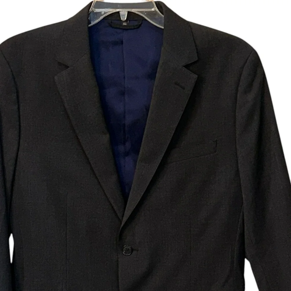 Bonobos Jetsetter Italian‎ Wool Blazer Slim Fit Charcoal Grey 40R Work Business